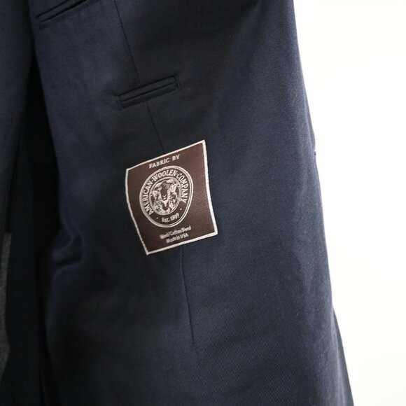 J Crew Size 44R Ludlow Wool Cotton Unstructured Navy Blazer - Picture 5 of 11